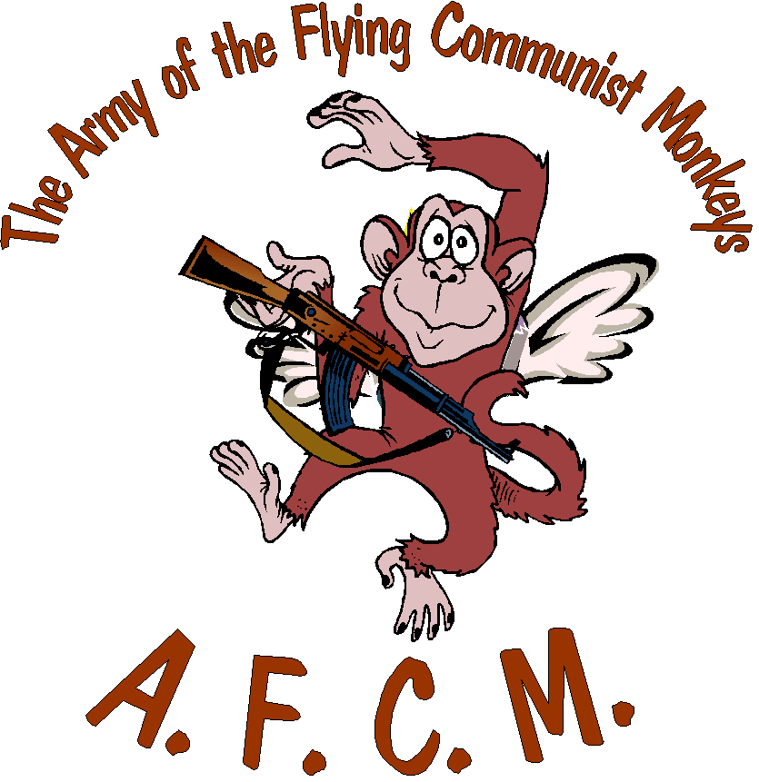 AFCM Logo, The Army of The Flying Communist Monkeys