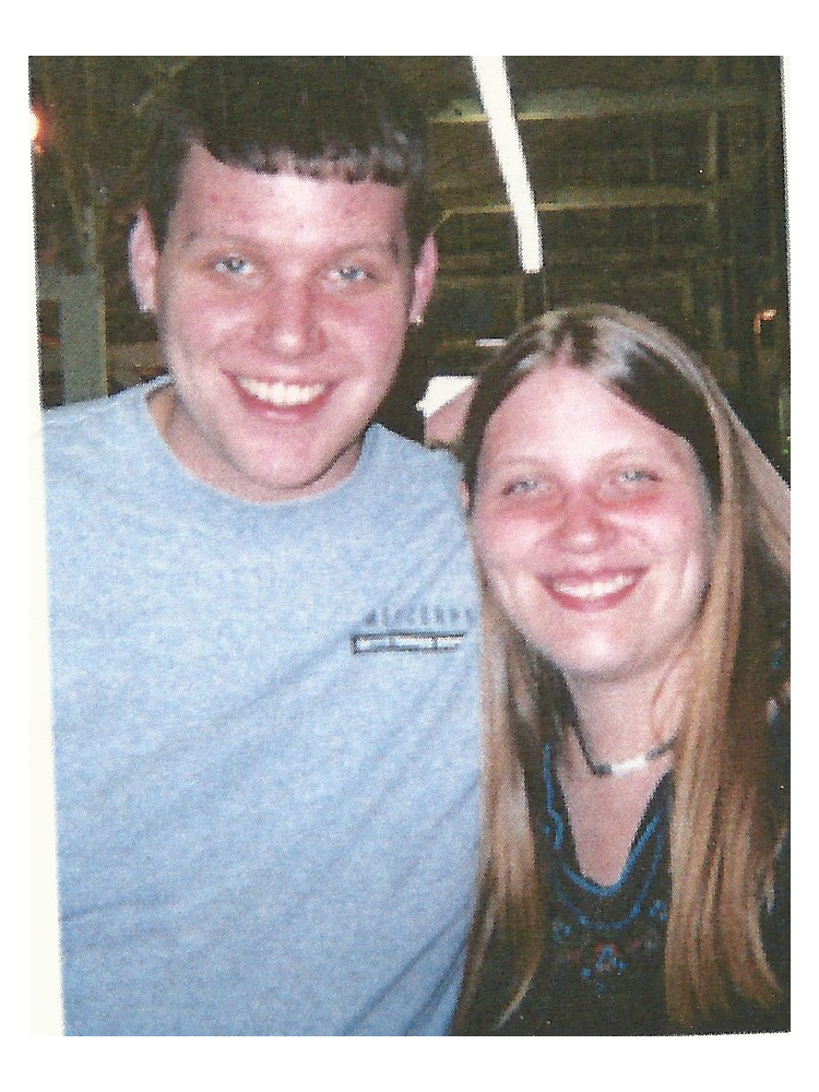 My sister and I around 2003ish